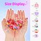 2400pcs Pony Beads 72 Colors 9mm Friendship Bracelets Making Kit, Rainbow Kandi Beads Bulk Letter Beads for Name Bracelets Jewelry Making Crafts with Elastic String